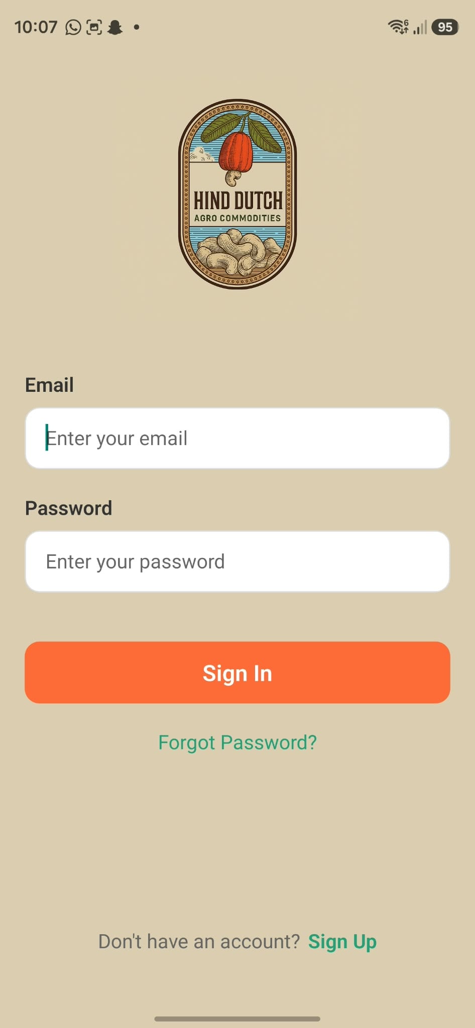 Cashew quality-control mobile app for Hind Dutch